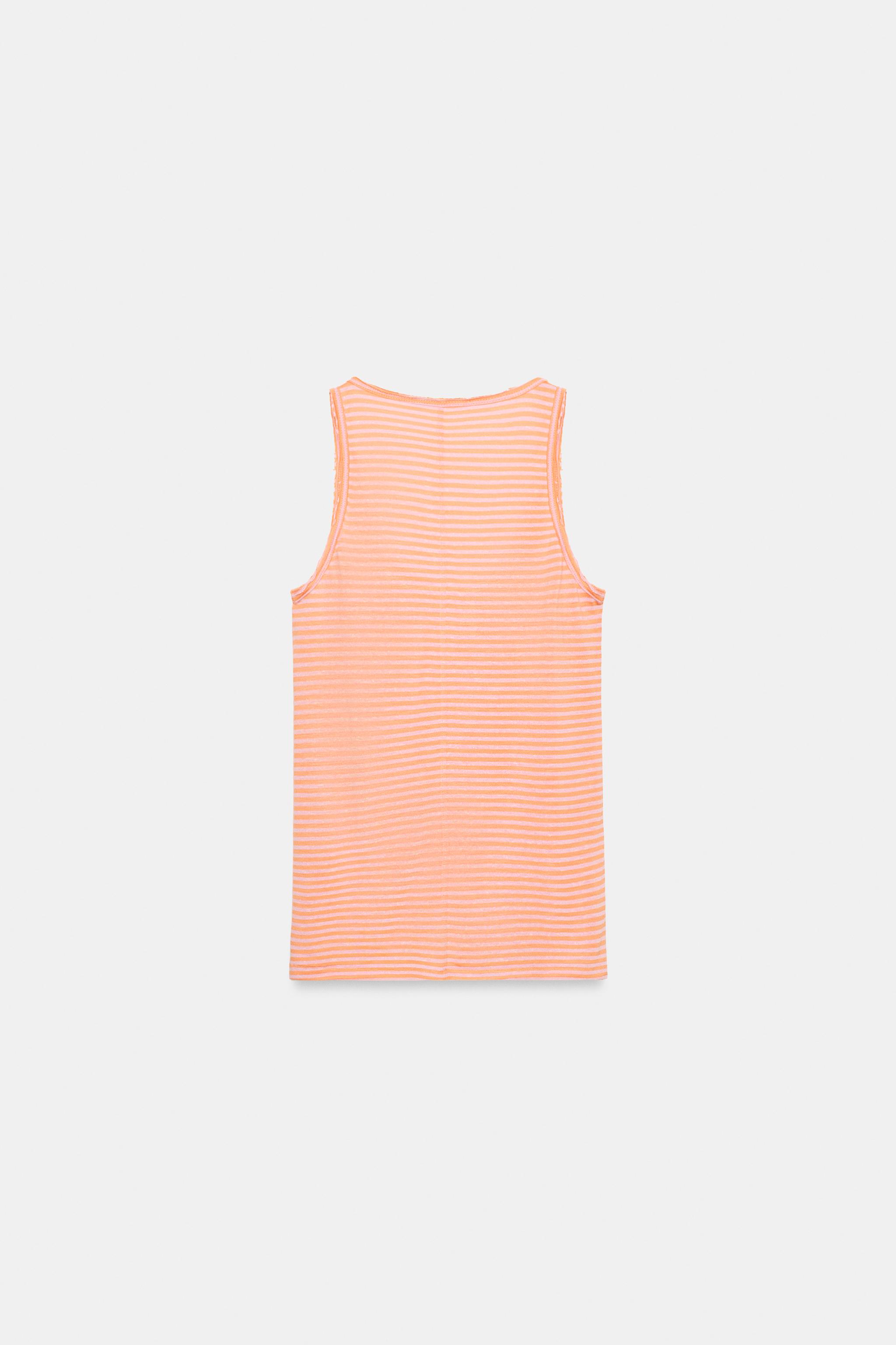T-SHIRT RUSTIQUE À RAYURES